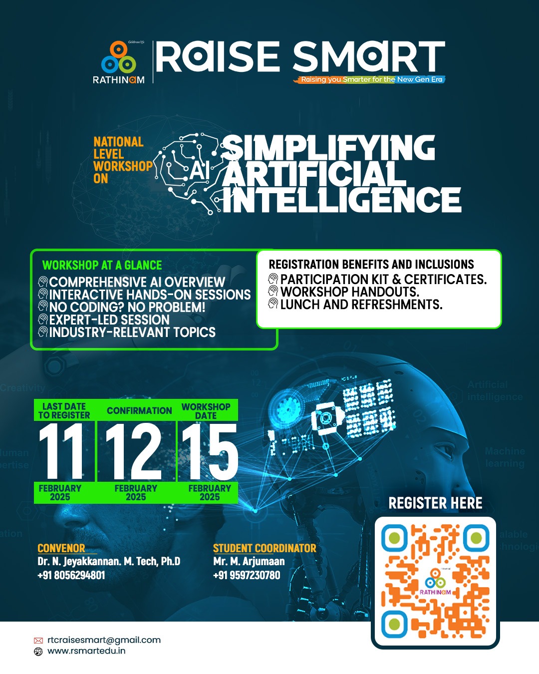 National Level Workshop on Simplifying Artificial Intelligence 2025